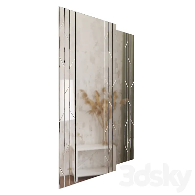 Mirror with facet 3D Model