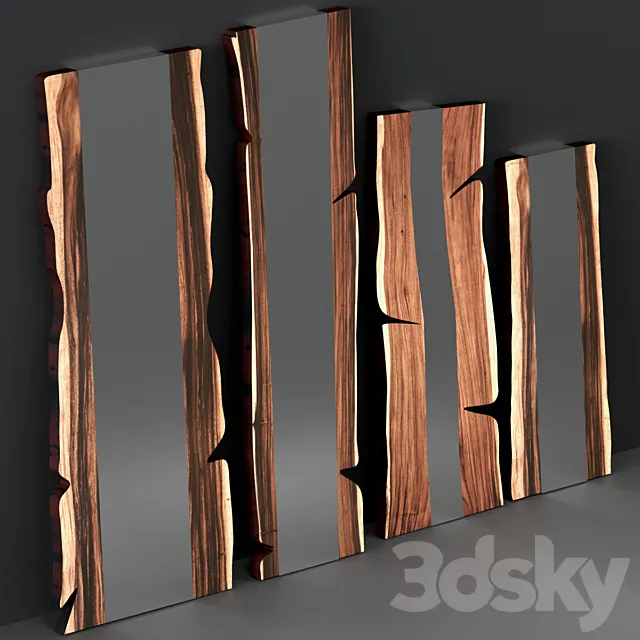Mirrors from slab 3D Model