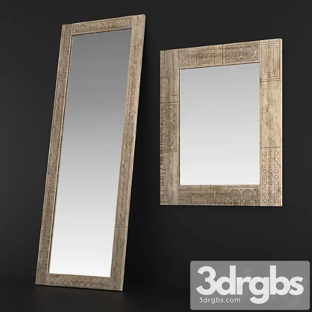 Mirrors From the Puro Ot Kare Series 3D Model Free