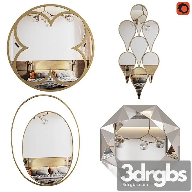 Mirrors Garda Decor 3D Model Free