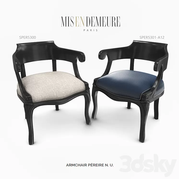 Mis en Demeure - Pereire Armchair 3D Model