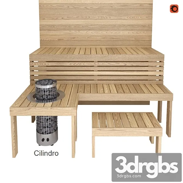 Miscellaneous Finnish Sauna 3D Model Free