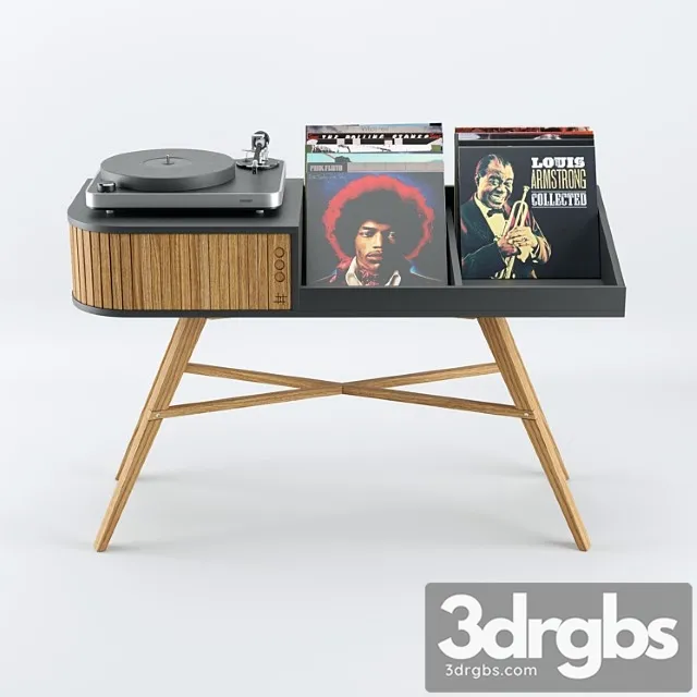 Miscellaneous The vinyl table hrdl 3D Model Free