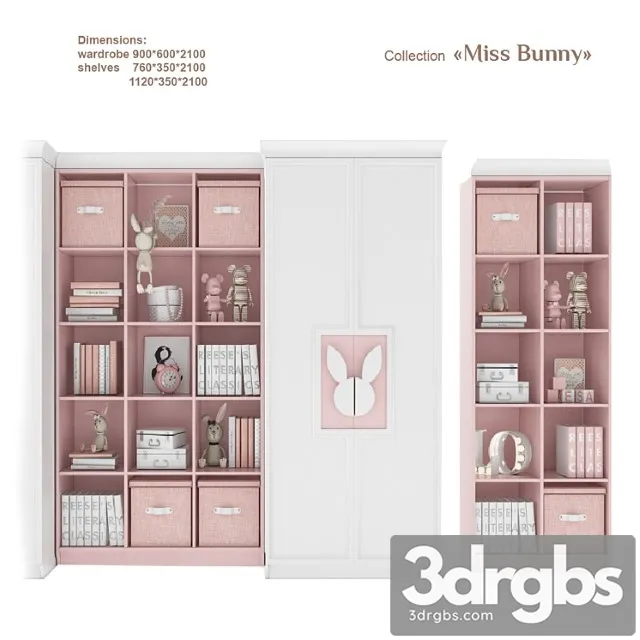 Miss Bunny Shelf Inserts