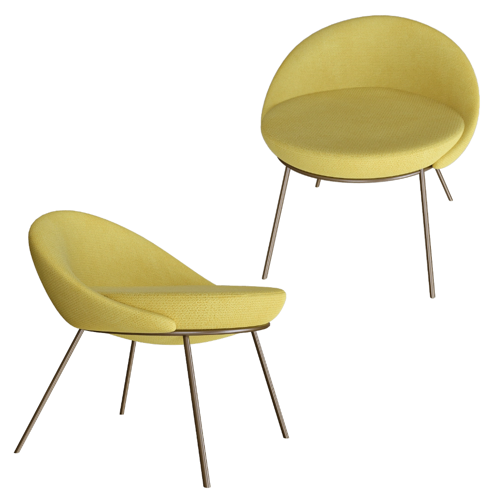 MISSANA - Bar stool Nest Low 3D Model