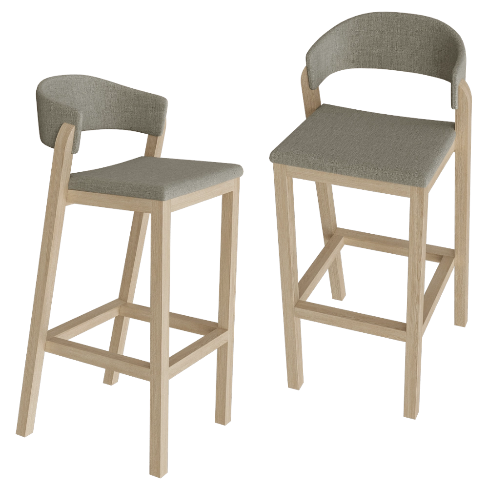 MISSANA - Bar Stool Oslo 3D Model