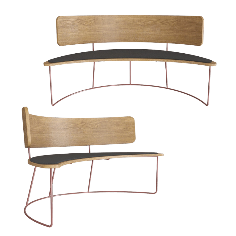 MISSANA - Bench Boomerang 3D Model