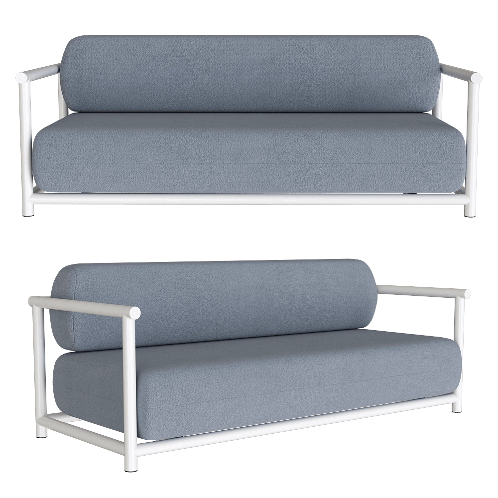 MISSANA - Outdoor Sofa Bamboo 3D Model