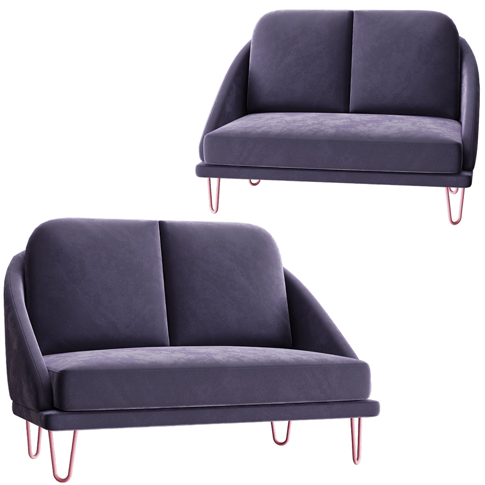 MISSANA - Sofa Agora 2 seater 3D Model