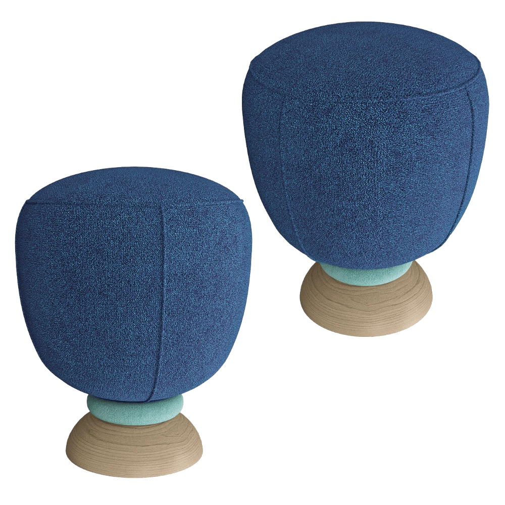 MISSANA - Toadstool Small Ottoman 2 3D Model