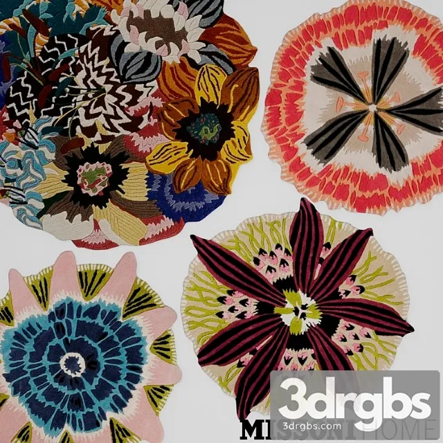 Missoni home carpets 3D Model Free