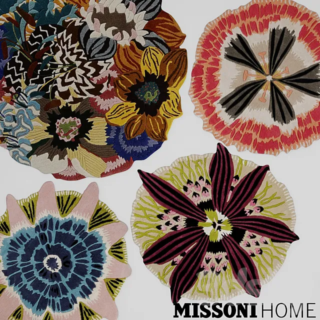 Missoni Home Carpets 3D Model