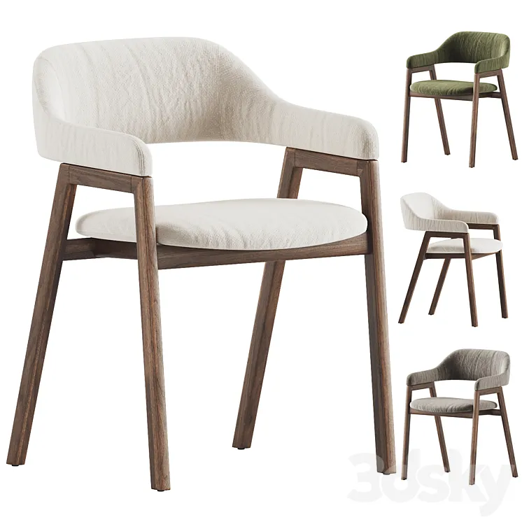 Mist Dining Chair 3D Model Free