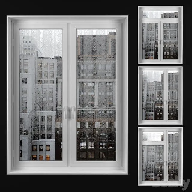 Misted windows 3D Model