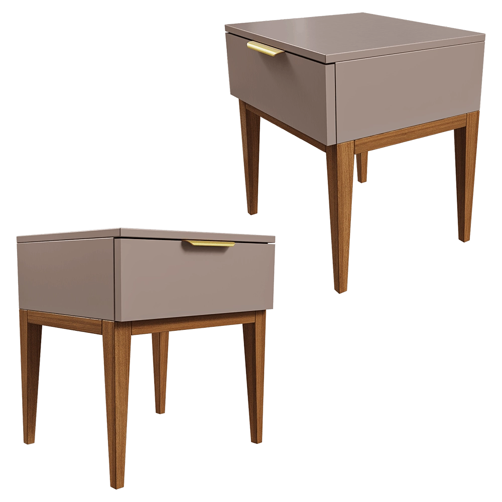 Mister Room - Bedside tabel DIAMOND WOOD 31 3D Model