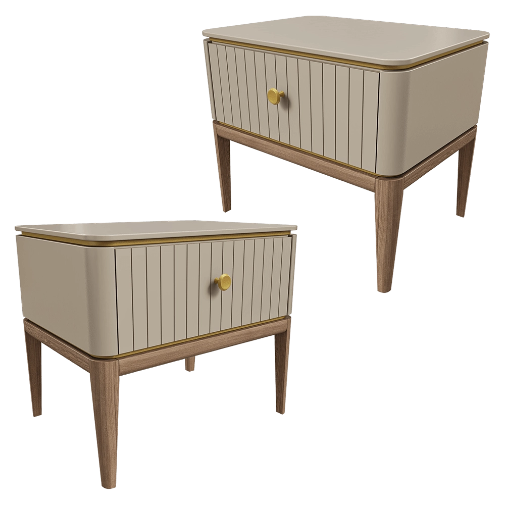 Mister Room - Bedside tabel MILANO 02-02 3D Model