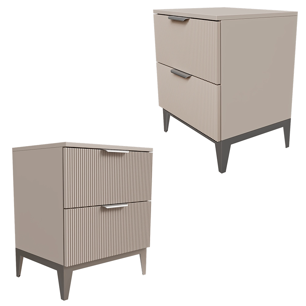 Mister Room - Bedside table DIAMOND 01 3D Model