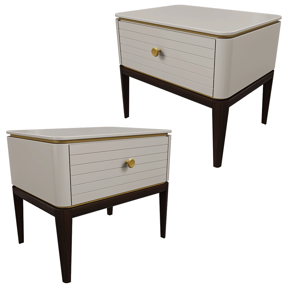Mister Room - Bedside table MILANO 02-01 3D Model