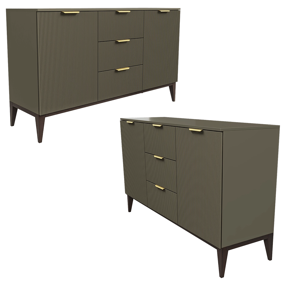 Mister Room - Chest of drawers DIAMOND WOOD 06 3D Model