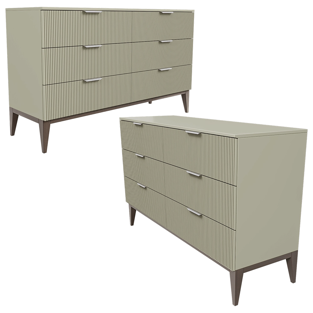 Mister Room - Chest of drawers DIAMOND WOOD 20 3D Model