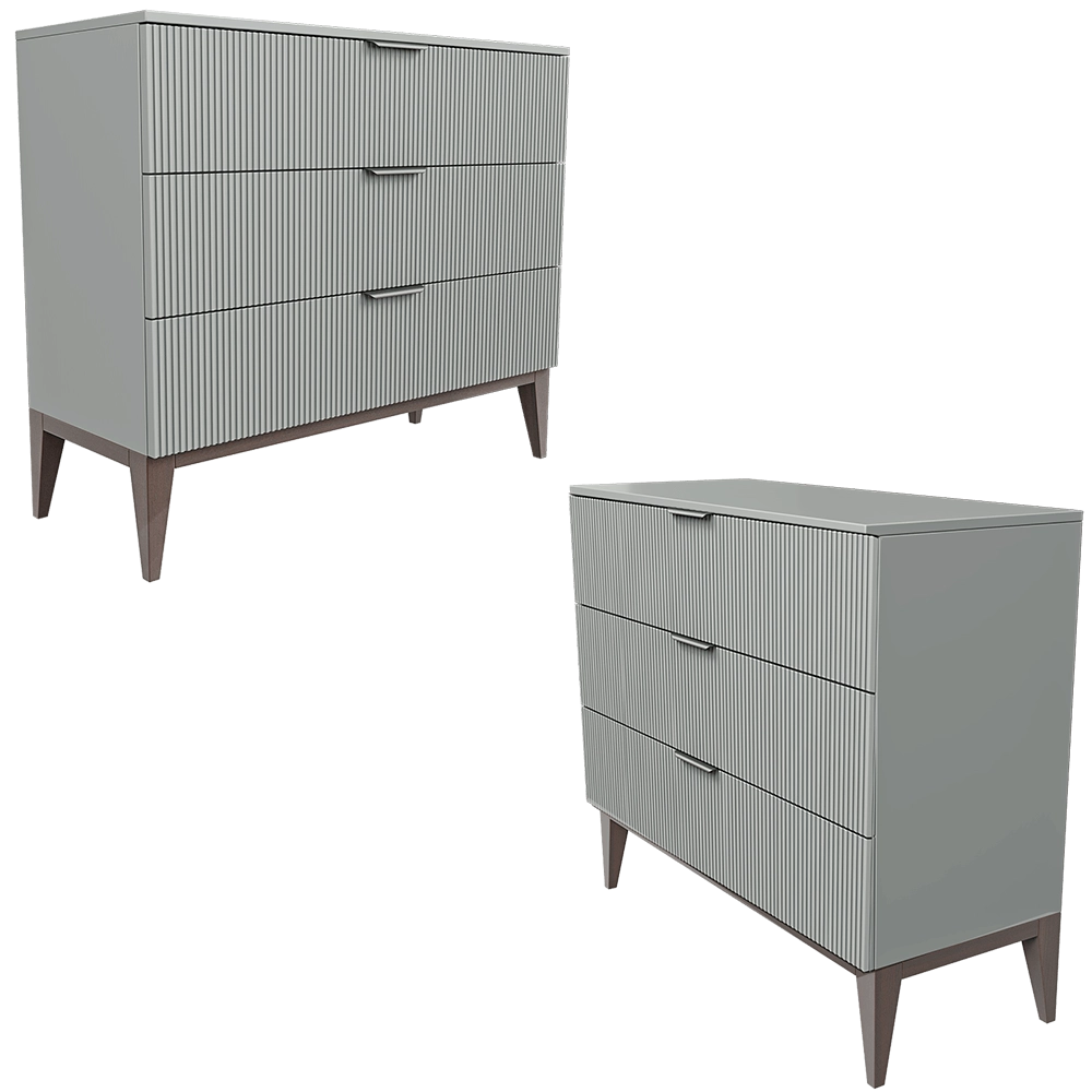 Mister Room - Chest of drawers DIAMOND WOOD 23 3D Model