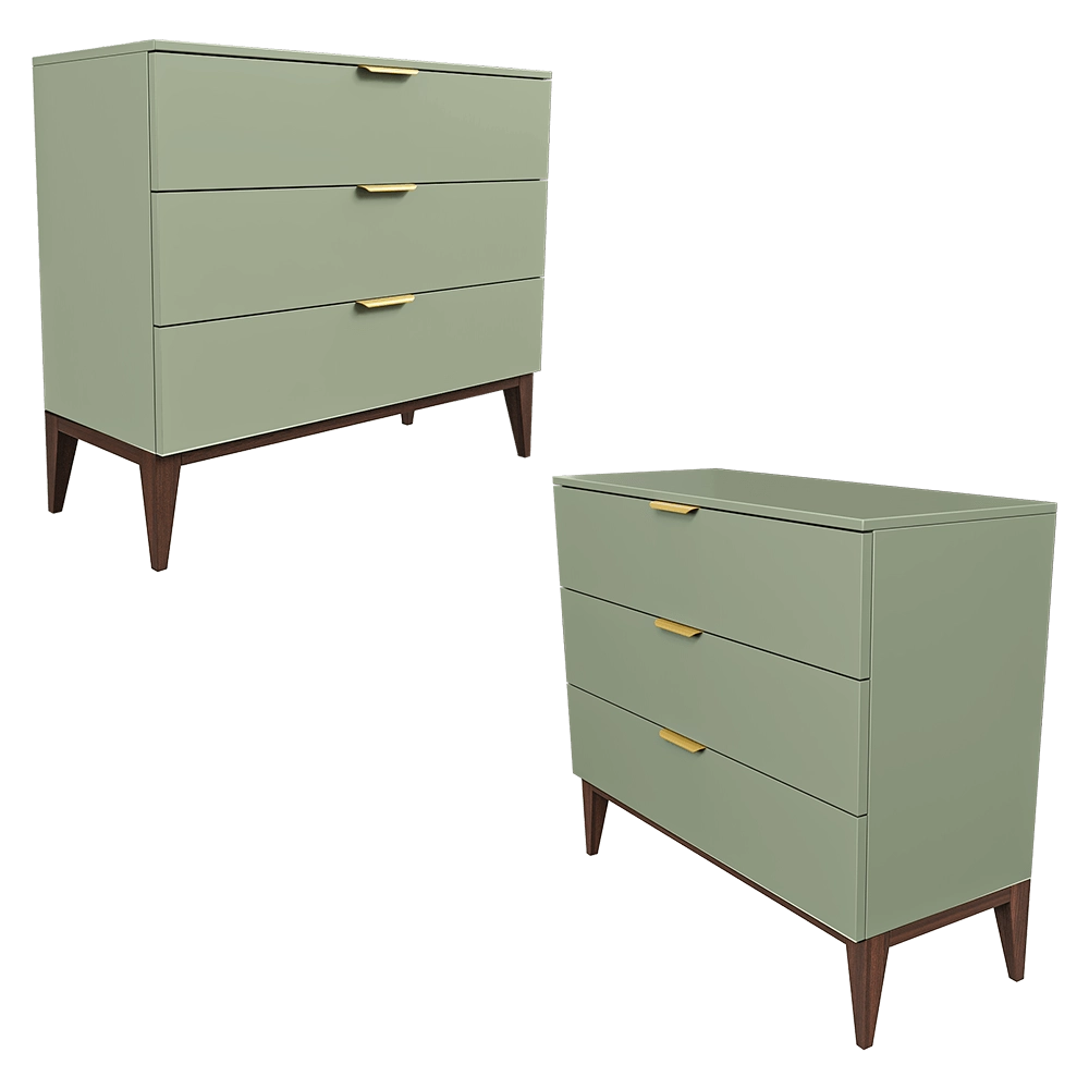 Mister Room - Chest of drawers DIAMOND WOOD 24 3D Model