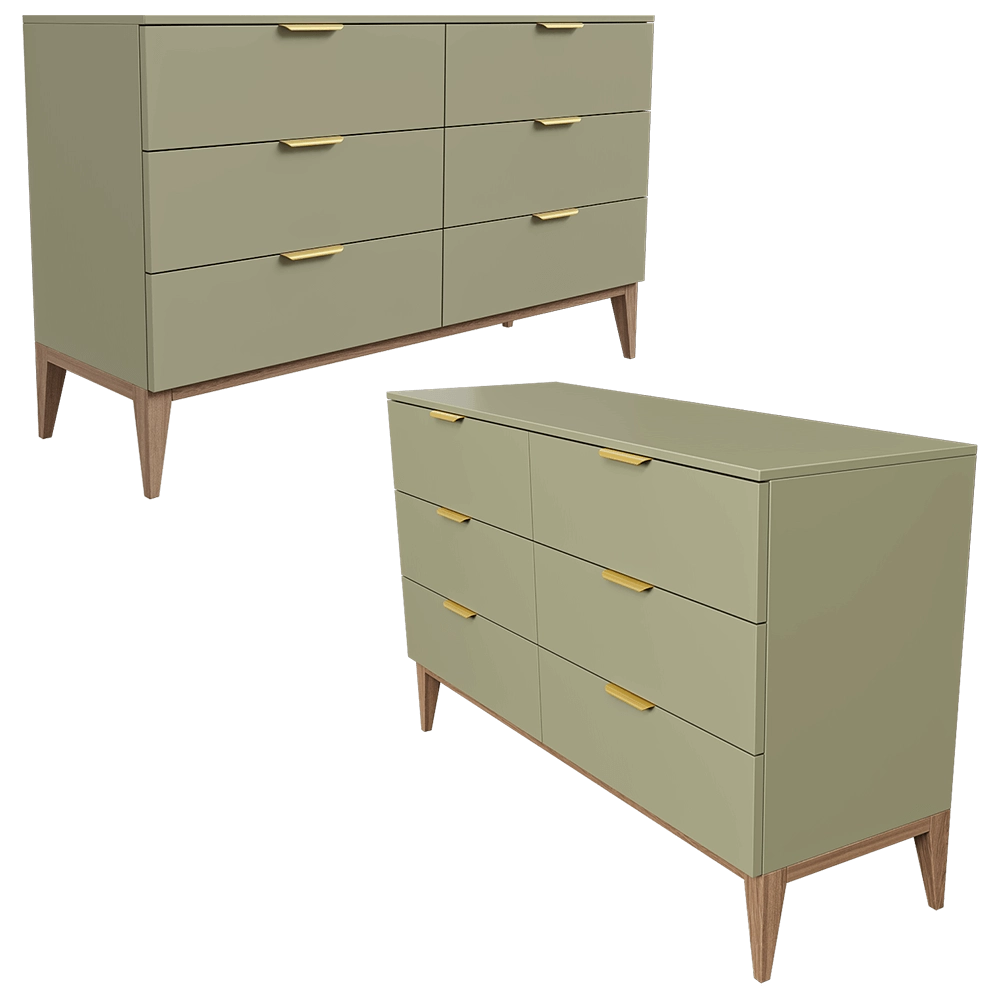 Mister Room - Chest of drawers DIAMONT WOOD 19 3D Model