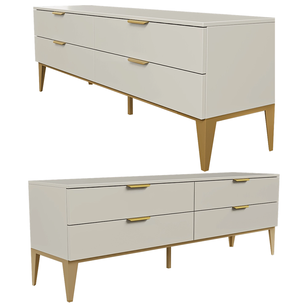 Mister Room - Chest of drawers & TV stand DIAMOND 25 3D Model