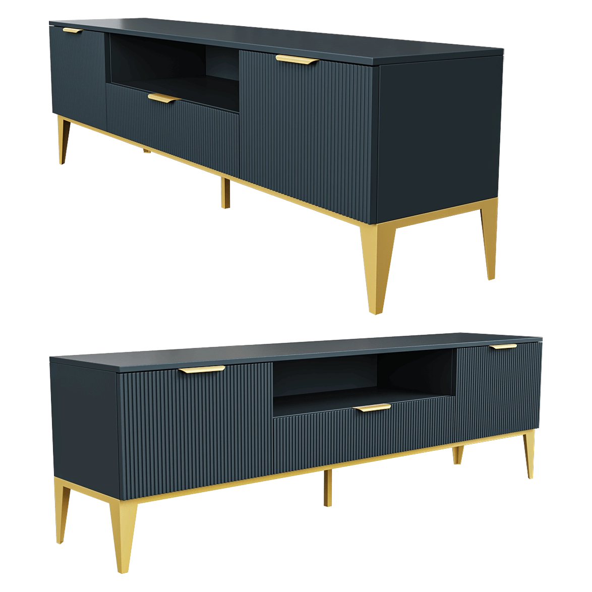 Mister Room - Chest of drawers & TV stand DIAMOND 30 3D Model