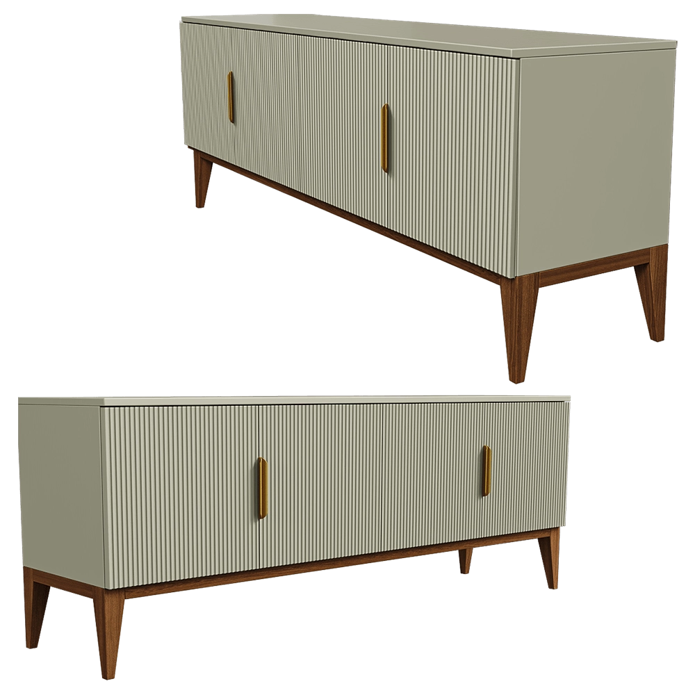Mister Room - Chest of drawers & TV stand DIAMOND WOOD 28 3D Model