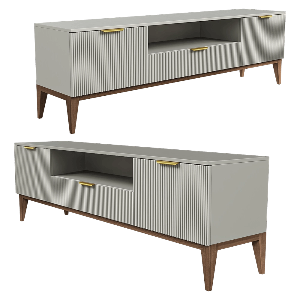 Mister Room - Chest of drawers & TV stand DIAMOND WOOD 30 3D Model