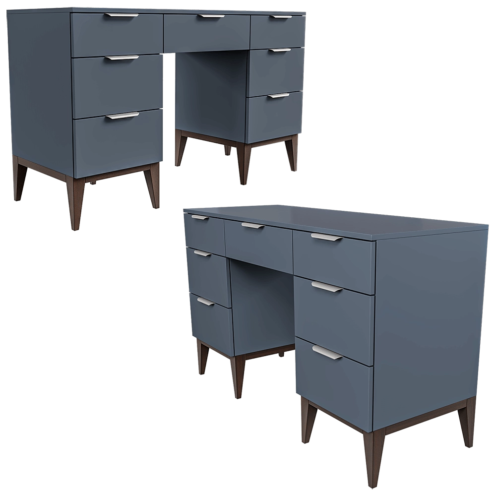 Mister Room - Desk DIAMOND WOOD 09 3D Model