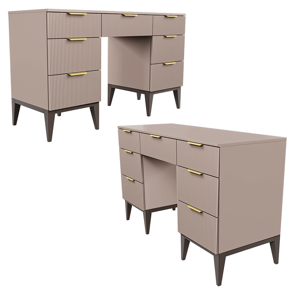 Mister Room - Desk DIAMOND WOOD 10 3D Model