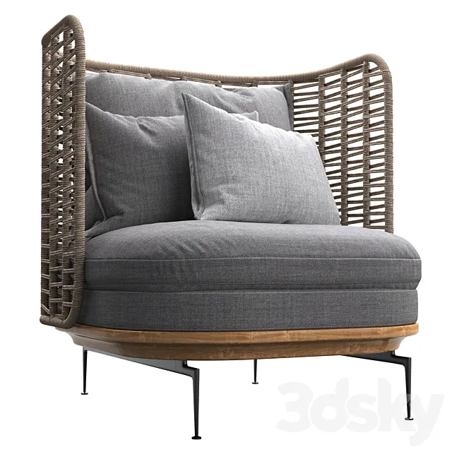Mistral Lounge Chair 3D Model
