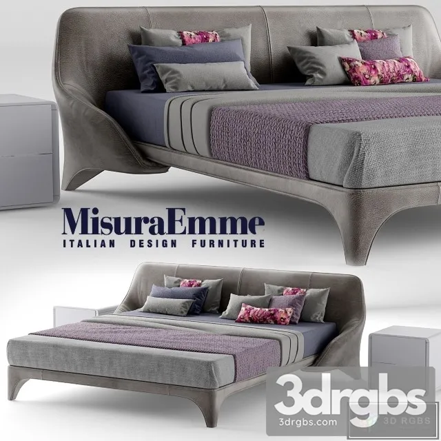 Misura Emme Bed 3D Model Free