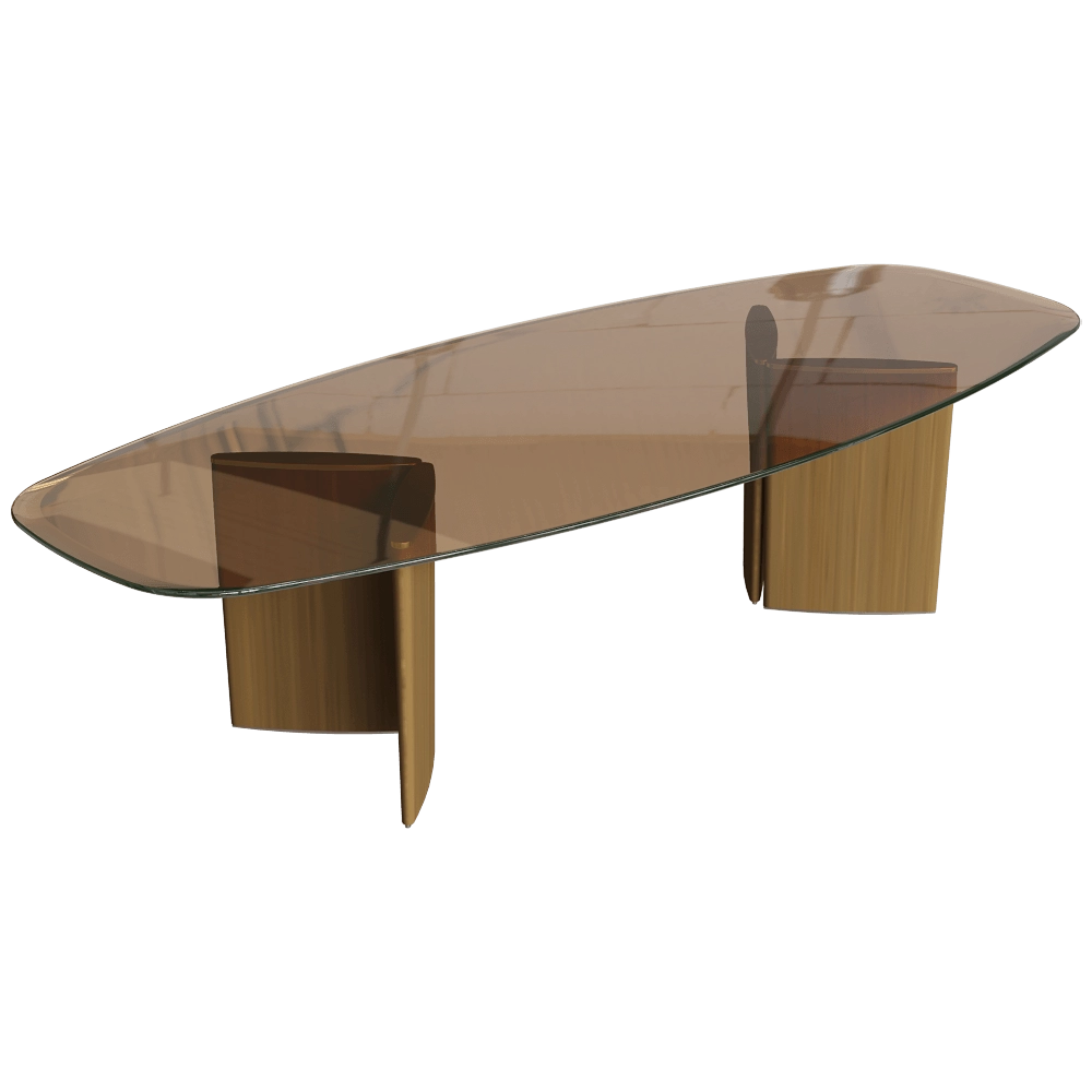 MisuraEmme  - Table oval Ala 2 3D Model