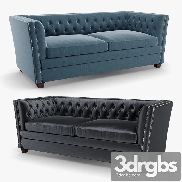 Mitchell gold and bob williams – fiona super luxe queen sleeper sofa 2 3D Model Download