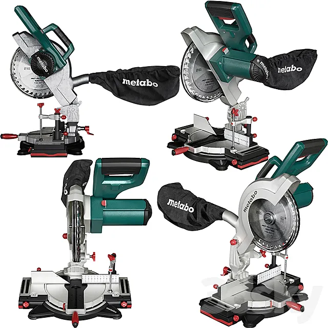 miter saw metabo 3DModel