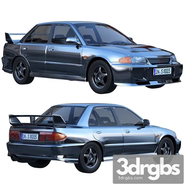 Mitsubishi Lancer Evolution 3D Model Free