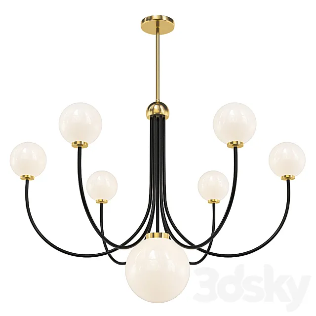 Mitzi coco chandelier 3D Model