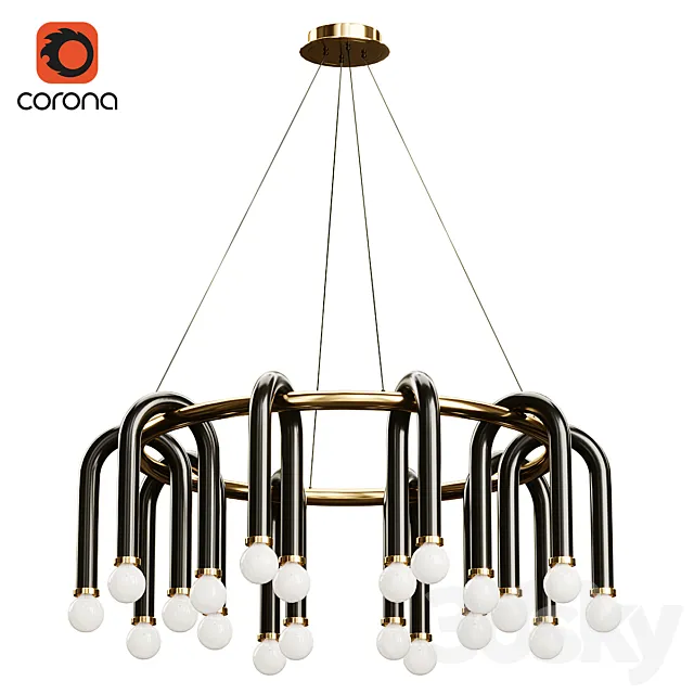 Mitzi whit chandelier 3DModel