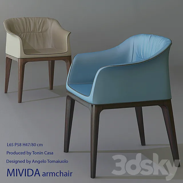 MIVIDA armchair 3D Model