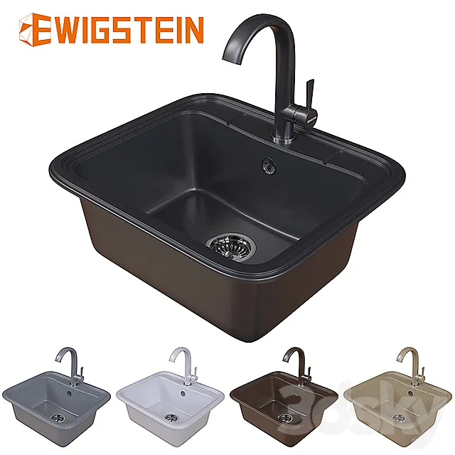 Mixer and sink EWIGSTEIN 3D Model