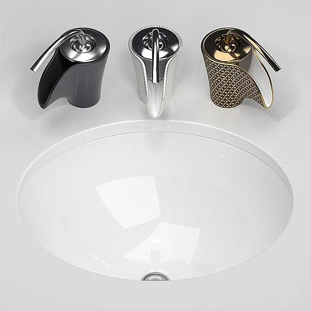 Mixer and sink KOHLER 3DModel