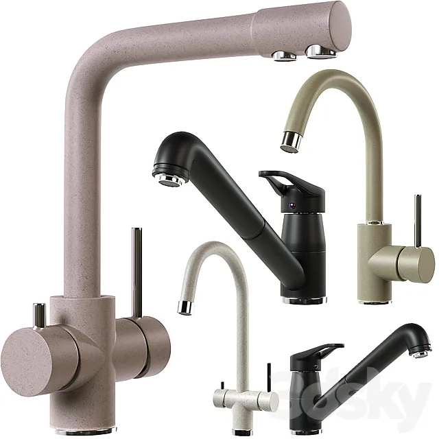 Mixer set 3D Model