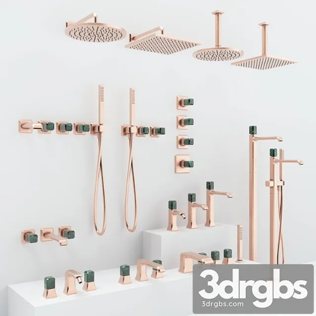 Mixer Set from the Lorena Collection by Cristina Rubinetterie 3D Model Free