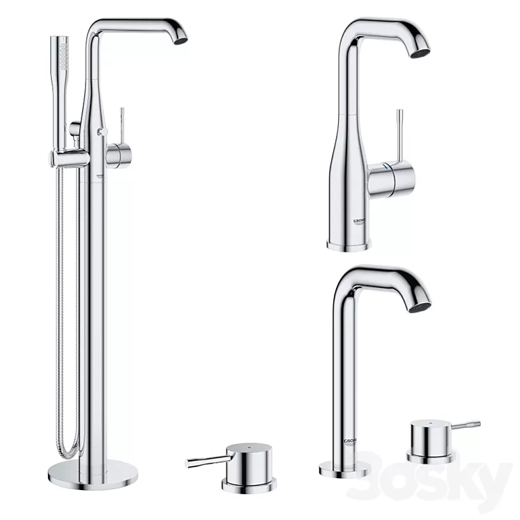Mixer Taps Grohe Essence 01 3D Model