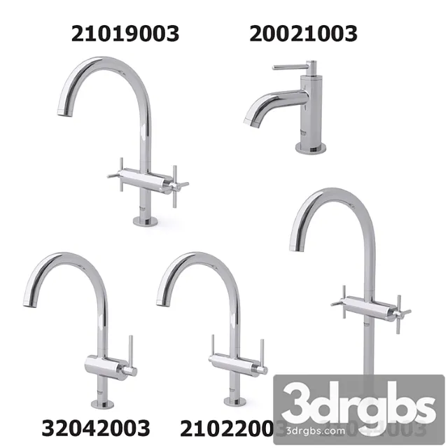Mixers Grohe Atrio New Set 1 3D Model Free