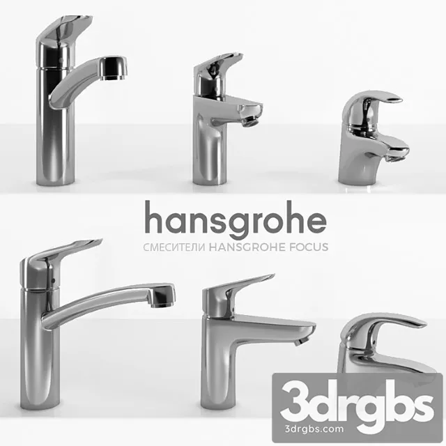 Mixers Hansgrohe Focus 3D Model Free