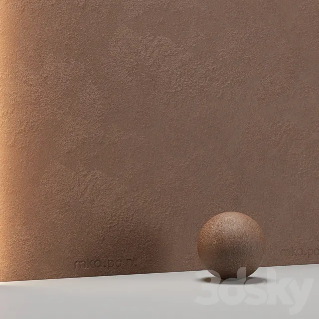 mka.paint multilayer decorative coating based on Flocaustico San Pier 3D Model